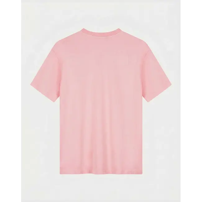 Basic Worn-out Oversized T-shirt Pink