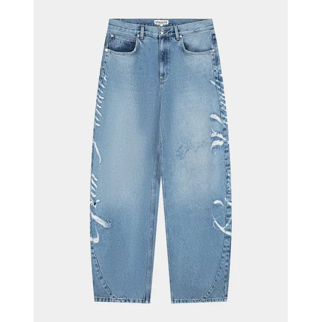Liona Balloon Jeans Blue