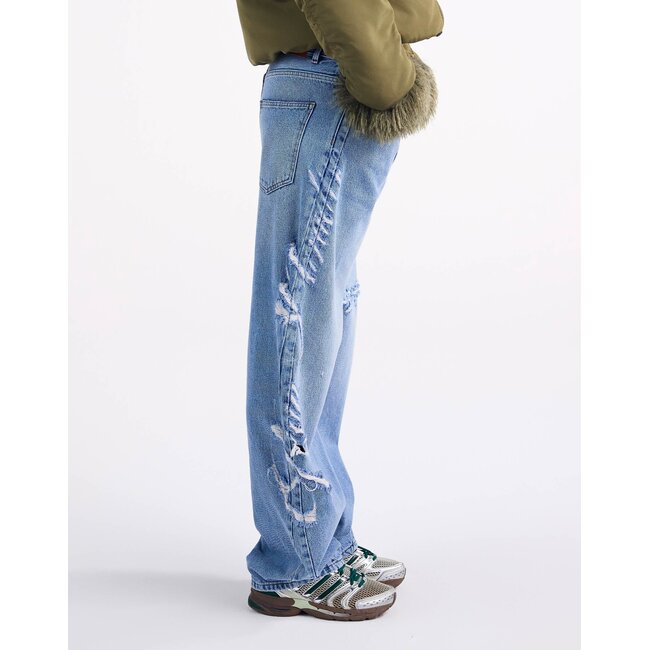 Liona Balloon Jeans Blue