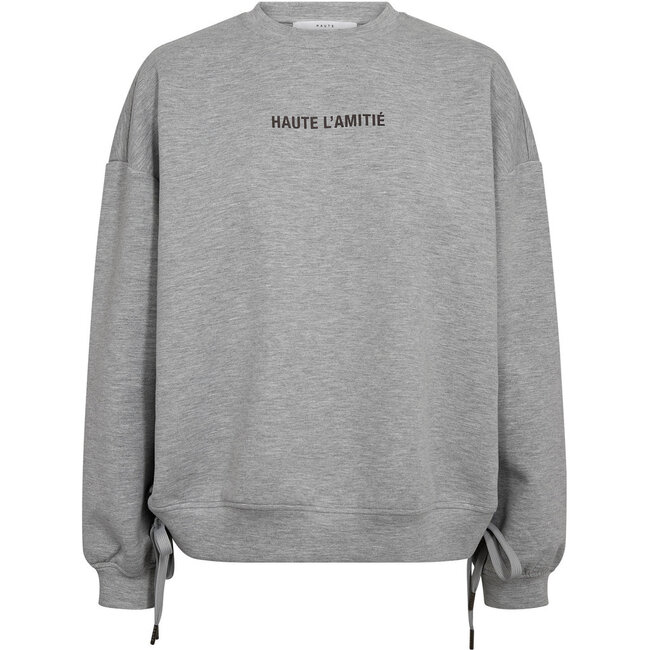 New studio Tie sweat Grey Melangé
