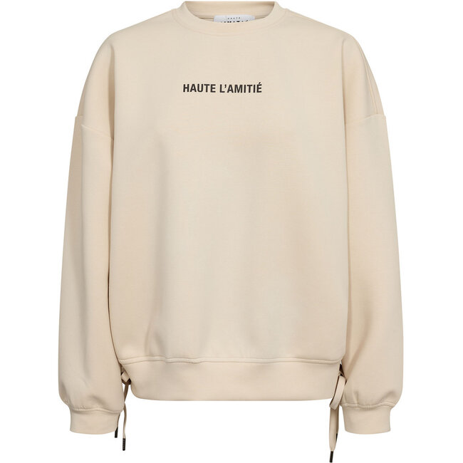 New studio Tie sweat Pearl