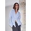 HAUTE L'AMITIÉ Nina Strap Shirt Pale Blue Stripe