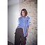 HAUTE L'AMITIÉ Blue Mix Stripe Shirt Blue Stripe