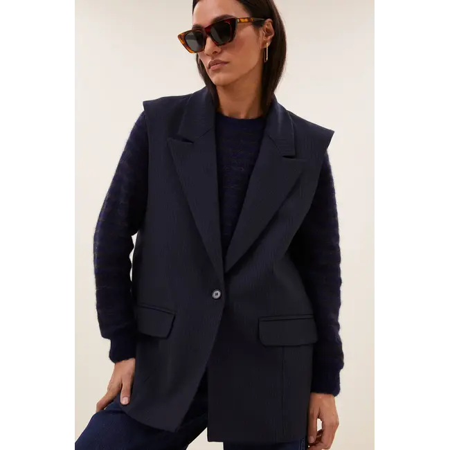 Streep gilet