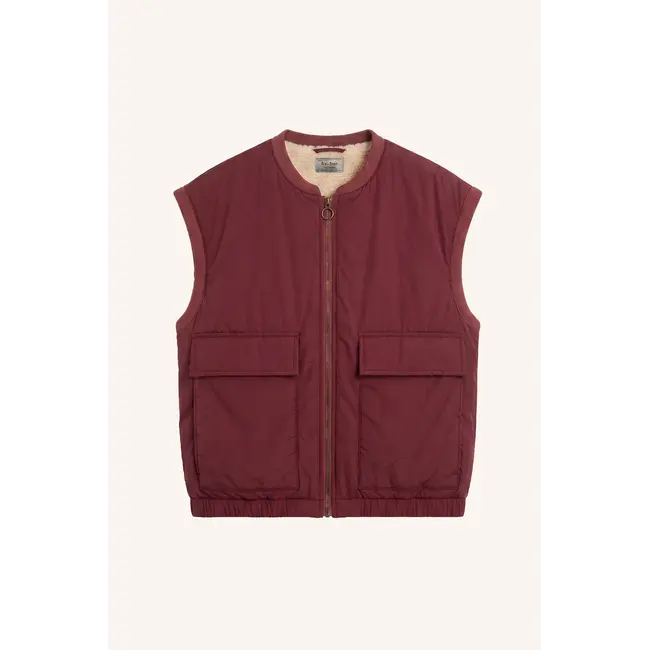 Mouwloos jasje rood