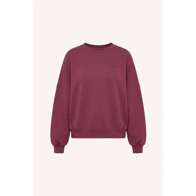 Malyn Logo Sweater Burgundy Crush