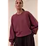 Malyn Logo Sweater Burgundy Crush