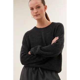 BY-BAR Polly Pullover Dark Grey Melee
