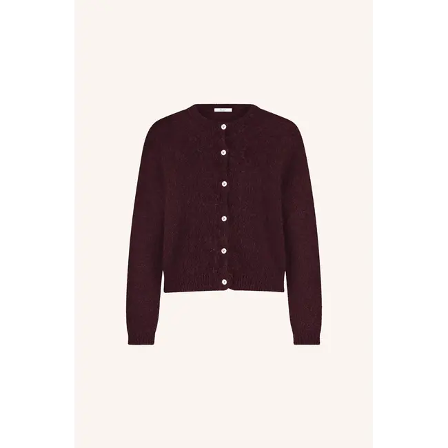 Cleo Cardigan Deep Wine