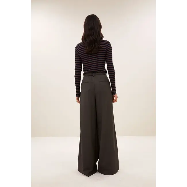 Basic ls Rib Top Deep Stripe