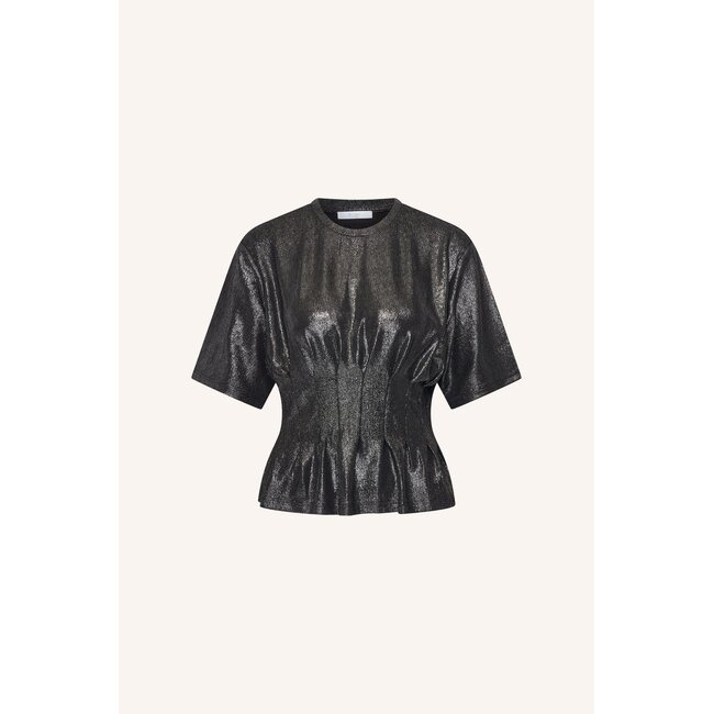 Diva Metallic Top Metallic Silver