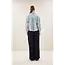 Sarah Short Sea Blouse Green Sea Stripe