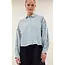 Sarah Short Sea Blouse Green Sea Stripe