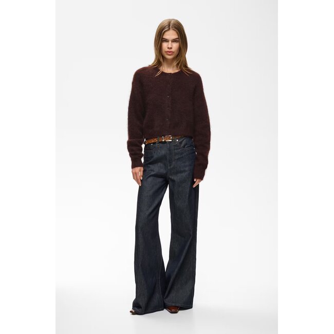 GZdebbie short cardigan Plum Melange