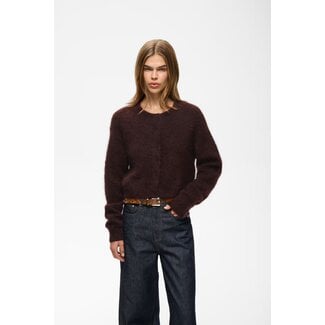 Gestuz GZdebbie short cardigan Plum Melange