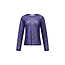 Reagan lace top Ink blue