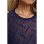 Reagan lace top Ink blue