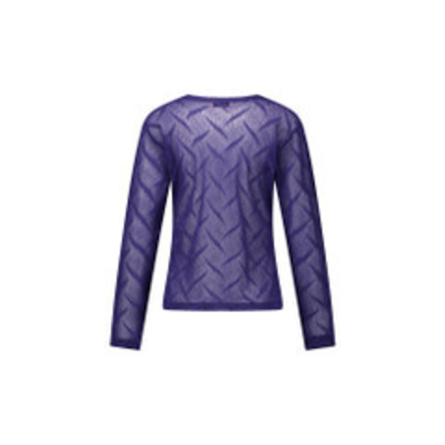Reagan lace top Ink blue