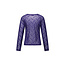 Reagan lace top Ink blue