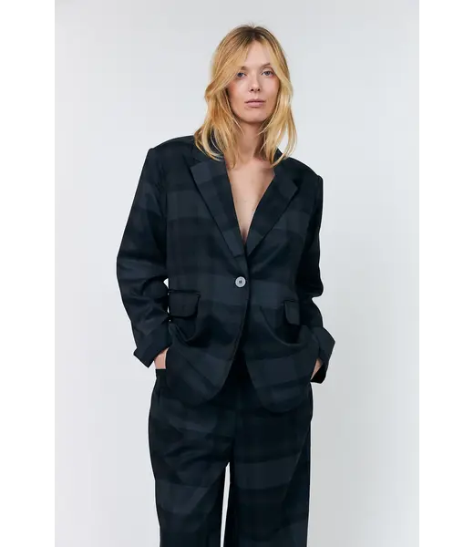 Lollys Laundry FayLL Blazer LS OVS Dark Grey