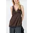 Lollys Laundry CainLL Top SL Dark Mokka