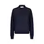 OpalLL Polo Knit LS Dark Blue