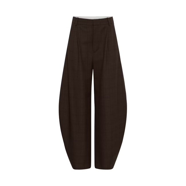 GZlavana HW pants brown check