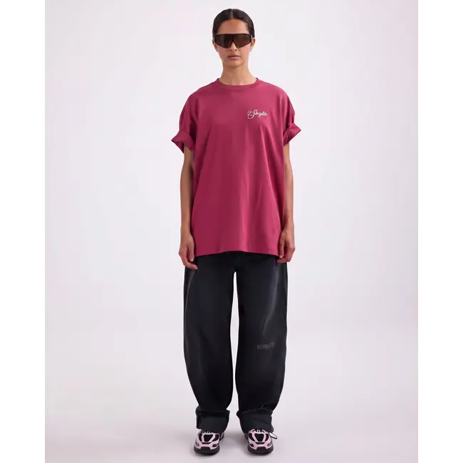 Renzo Oversized T-shirt Red