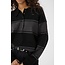GZsilda polo pullover Black/Raven striped