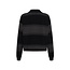 GZsilda polo pullover Black/Raven striped