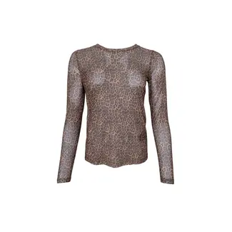 Black Colour BCKAMMA mesh blouse Mini Leo