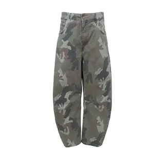 Black Colour BCAILA barrel pant Army Camouflage