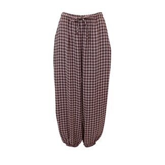 Black Colour BCMALLE balloon pant Brown Check