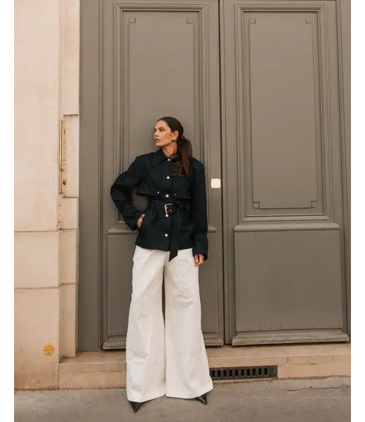 Maison Miare 3 Way Jacket Denim