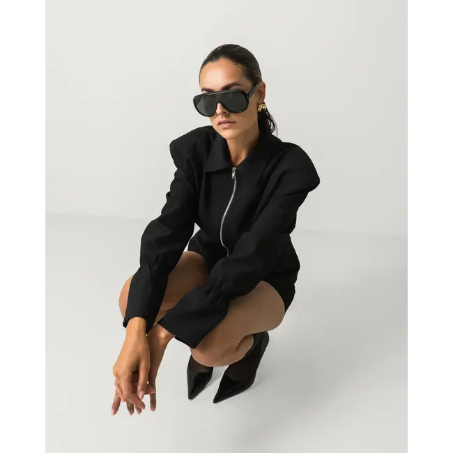 Zipper Jacket Black