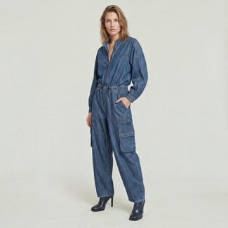 G-STAR WMN Balloon Jumpsuit l\s Wmn FADED SEASALT