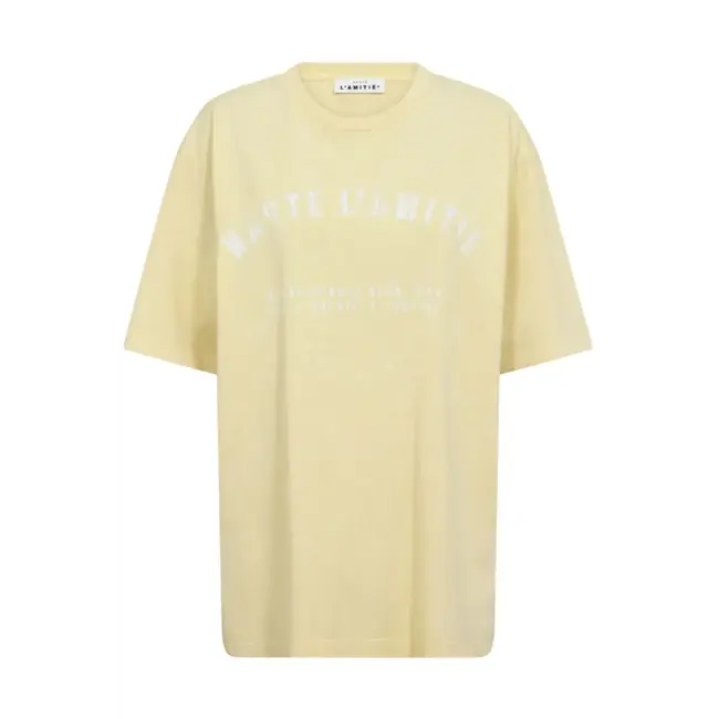 Noma Acid Curve Studio Tee Pale Acid Yellow