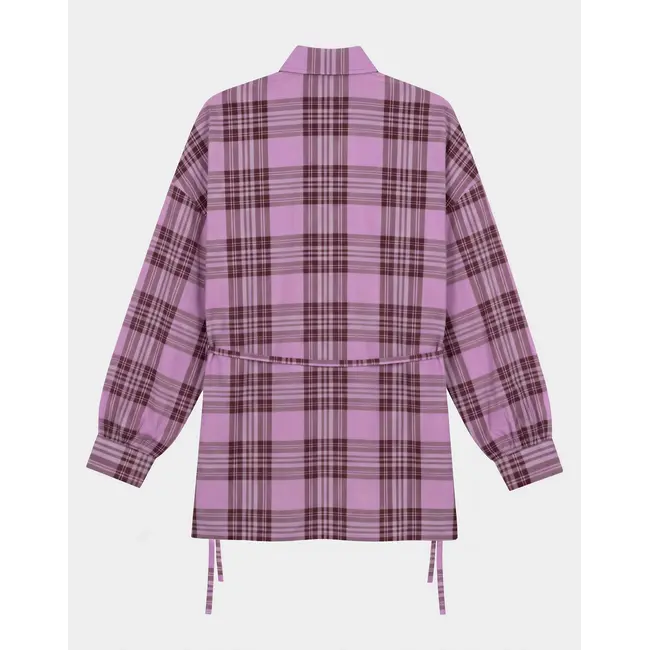 Zita Wrap Blouse Pink