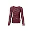 BCCECILY lace blouse Plum