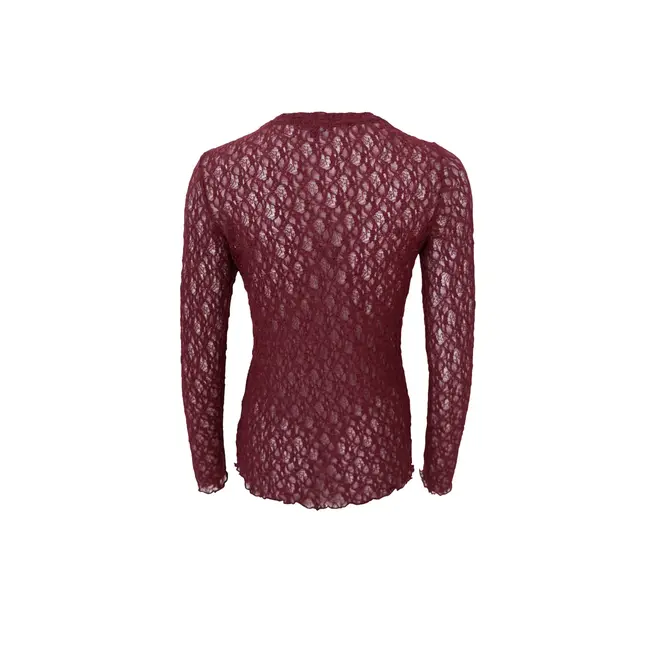 BCCECILY lace blouse Plum