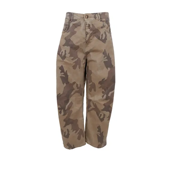 BCAILA barrel pant Brown Camouflage