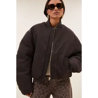 BY-BAR Bodie Bomber Jacket Espresso