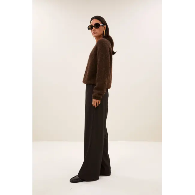 Falon Cardigan Deep Brown