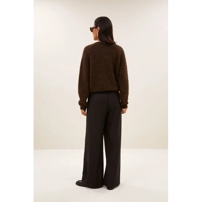 Falon Cardigan Deep Brown