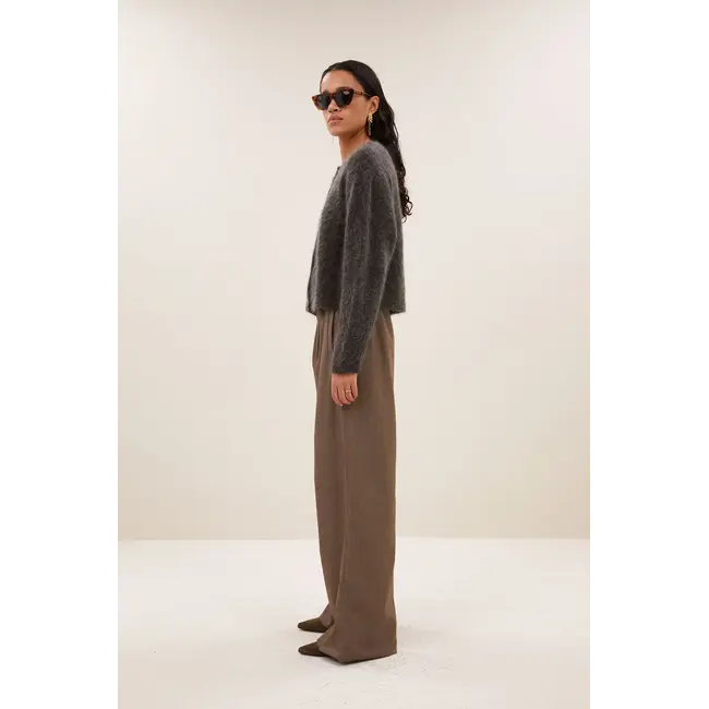 Vasile Cardigan Moss Brown