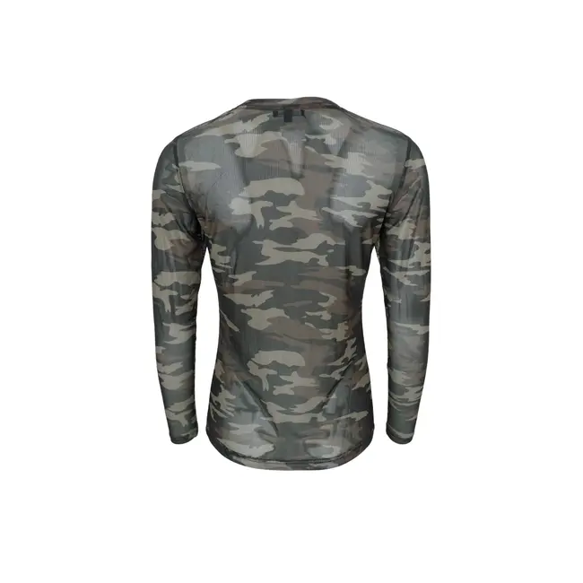 BCKAMMA mesh blouse Army