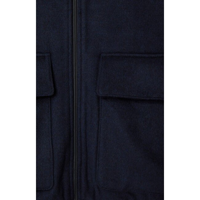 DODILOO VEST NAVY CHINE