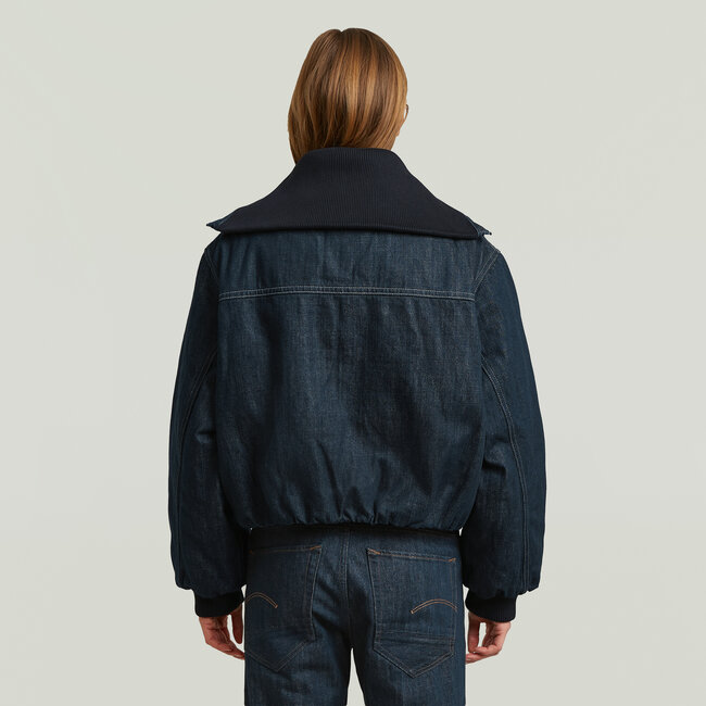 Padded bomber wmn NEO RAW DENIM