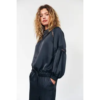 Lollys Laundry CatalinaLL Jacket LS Washed Black