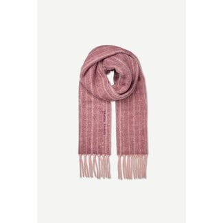 Samsoe Samsoe WMN ALEX SCARF 14856 PINK LOGO ST.